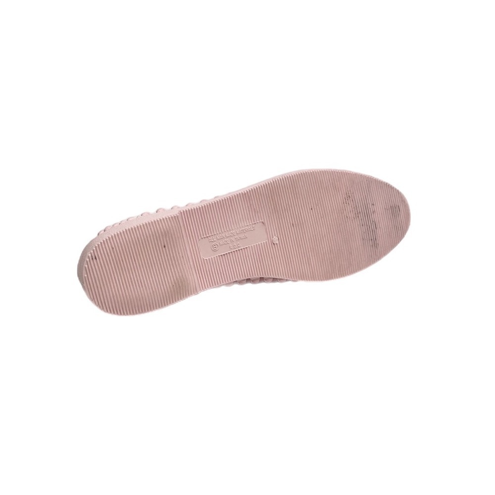 Vintage 1980s pink molded plastic lattice vented lace up deck shoes - Picture 8 of 8
